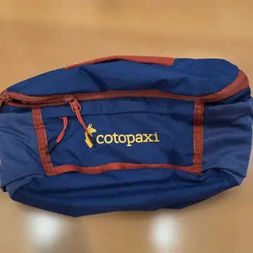 새상품 미사용 cotopaxi 바디백 파랑/오렌지