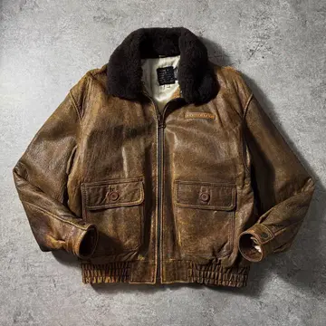 [ 초레어 ] 80s AVIREX 플라이트 가죽 자켓 탑건 A-2