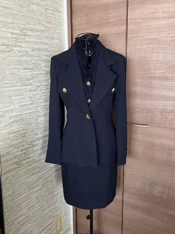 아틀리에 서브 프로므닐 네이비 더블 브레스트 자켓 M