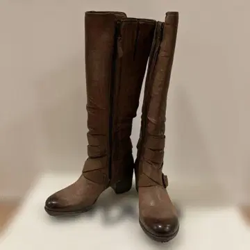 [ 택 포함 새상품 ] 마나스 롱 부츠 브라운 37 사이즈