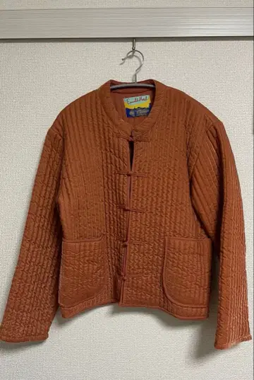 빈티지 차이나 칼라 퀼팅 자켓