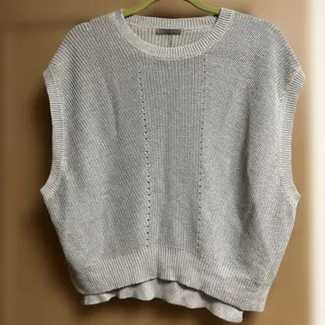 theory luxe 그레이 니트 베스트 택 포함 미사용 새상품