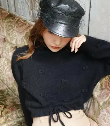 로지 루체 Rosy luce 리본 니트탑 이타노 토모미