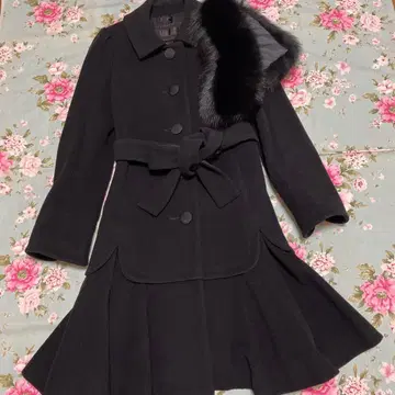 TO BE CHIC 퍼 트리밍 울 코트