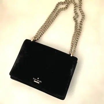 새상품급 케이트 스페이드 체인 숄더백 벨로아 블랙