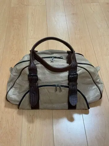 Chris & Tibor 영국제 가죽 보스턴 백