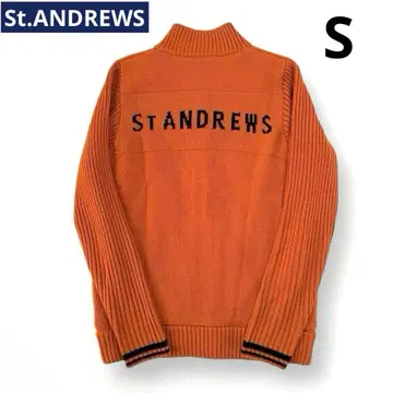 St.ANDREWS 축열 안감 울 혼방 니트 자켓 S