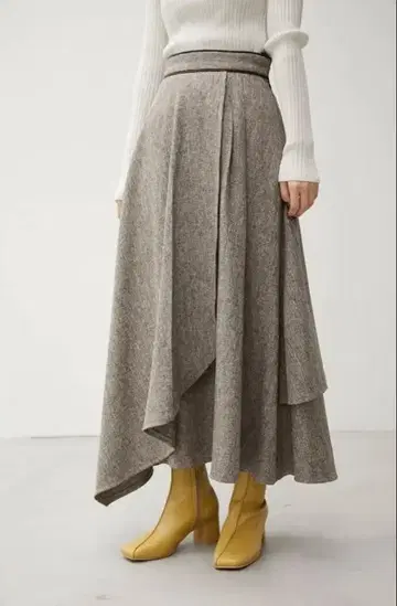 [새상품] AZUL BY moussy TWEED SKIRT M사이즈