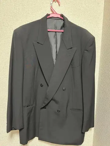 예복 블랙 포멀 더블 조절기 포함 새상품급