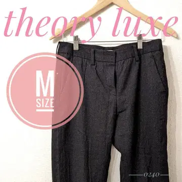 [ 새상품급 ] theory luxe 띠어리 럭스 테이퍼드 M 38 무지