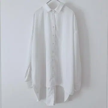 patterntorso 버튼업 셔츠 긴팔 긴 길이 상의 화이트