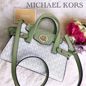 새상품급 MICHAEL KORS 마이클코어스 2way 토트백 그린