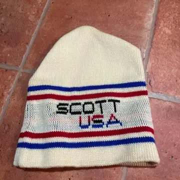 SCOTT USA 스트라이프 니트 모자 90년대
