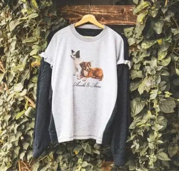 nico and - 나스팜빌리지 맨투맨 콤비 니트