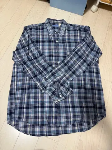 GOOD ENOUGH 초기 체크 셔츠