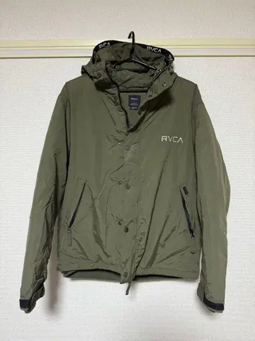 RVCA 카키 충전솜 다운 자켓