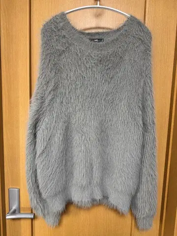 HARE 그레이 퍼 니트 S 사이즈