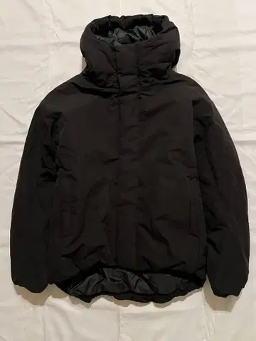 무인양품 워셔블 솜 후드 자켓 남성 XL 블랙