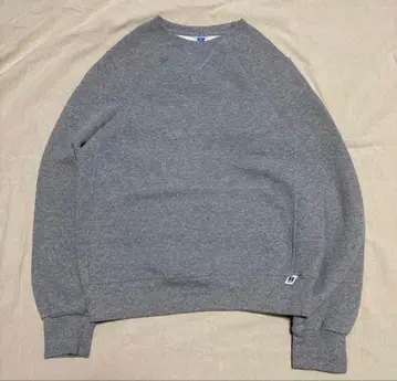 00s RUSSELL ATHLETIC 무지 맨투맨 그레이 노멀 코어