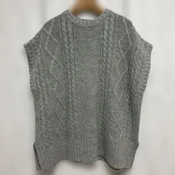 ichi 이치* 케이블 짜임 니트 베스트