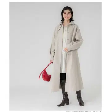 coaa 코카 롱 코트 라이트 베이지