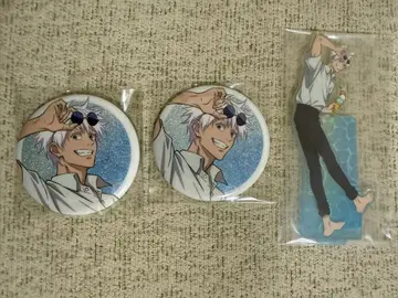 주술회전 고죠 사토루 세가 럭키 쿠지 D상 아크릴 스탠드 E상 캔뱃지