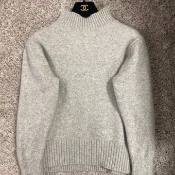 노리즈 터틀넥 스웨터 라이트 그레이