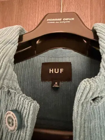 HUF 코듀로이 셔츠 S 사이즈 라이트 블루