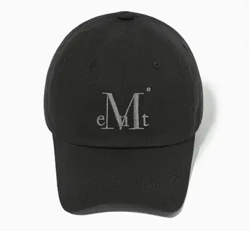 Mucent 시그니처 볼캡 차콜