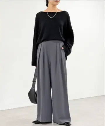 RIVE DROITE 리브 드와 턱 와이드 슬랙스 여성용