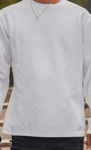 RTEG 화이트 스웨트 셔츠 S