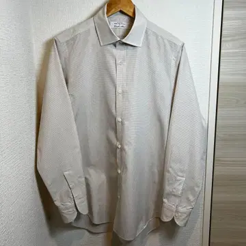 알비니 원단 드레스 셔츠 와이드 칼라 41cm