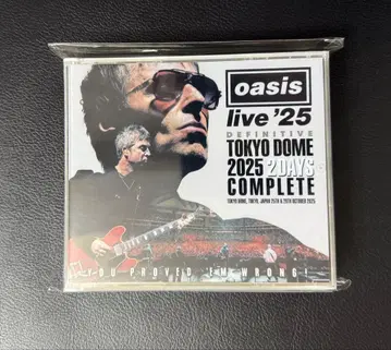 초레어 새상품급! oasis 도쿄돔 2025 공연 풀! 초고음질