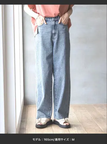 택 포함 새상품 글로벌 워크 GOOD 데님 배기 팬츠/118365