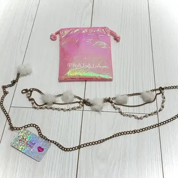 TRALALA 데코라 벨트 참 y2k 00s