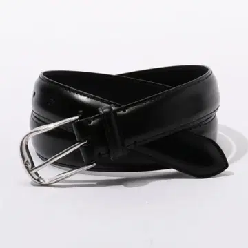 메종 옥토퍼시 x 투모로우랜드/카프 가죽 벨트 75 블랙 (블랙 수트