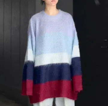 DAIRIKU 22SS MOHAIR NANA BORDER KNIT