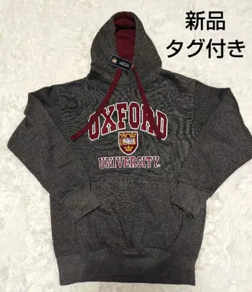 택 포함 새상품 옥스퍼드 대학 칼리지 로고 후드티 속기모