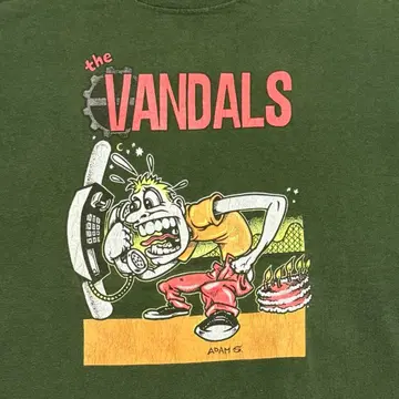 90s The VANDALS 밴딩 티셔츠 XL 밴덜스 punk