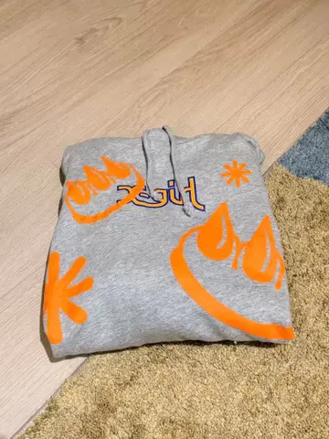 x-girl 그레이 후드티