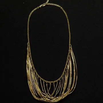 Pierre Cardin 피에르 가르뎅 다련 체인 목걸이 골드