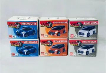 [ 새상품 6대 세트 ] 닛산 미니 드라 풀백카