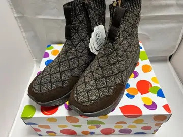 GomuGomu 퀼팅 숏부츠 브라운 계열 M