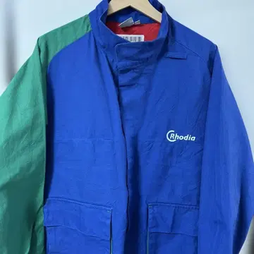 레어 Rhodia 프랑스 문구 제조사 점퍼 파랑 그린