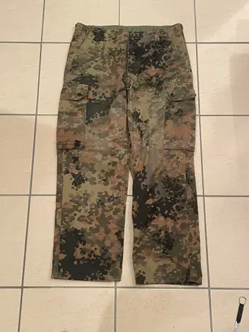 독일군 실물 2006년산 플렉터 카모 카고 팬츠