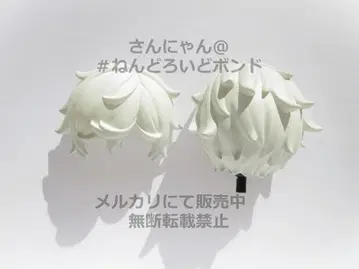 [ 부품/머리카락 헤드 ] 넨도로이드 가비마루 지옥락 헤드 백발 실버