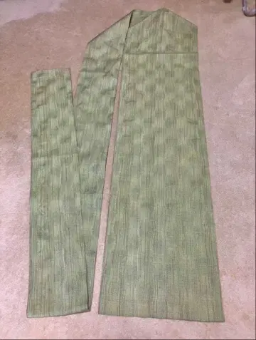 초록색 팔촌 나고야 오비 (송엽 제법)