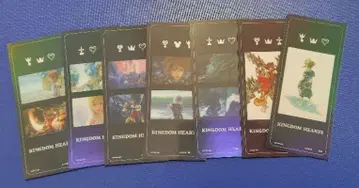 킹덤하츠 홀로그램 책갈피 7장 KINGDOM HEARTS
