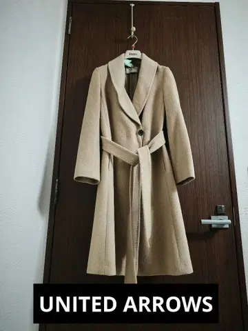 UNITED ARROWS 베이지 롱 코트
