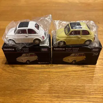 토미카 프리미엄 피아트 500F 2대 세트
